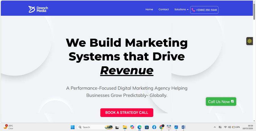 Drench Media Website